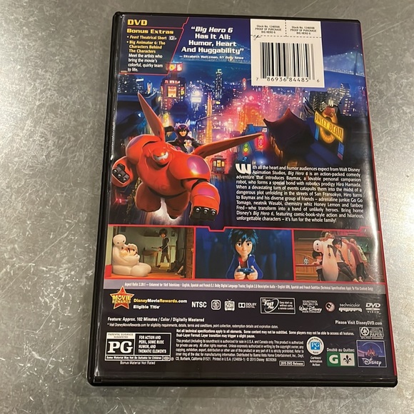 Disney Big Hero 6 DVD - Picture 7 of 11